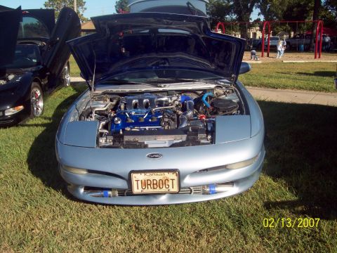 1995 Ford Probe - front shot of the car at our local car show called the last run