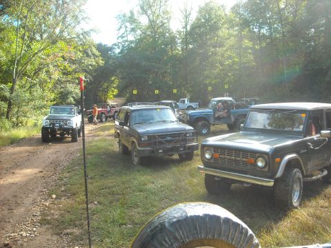 1983 Ford Bronco - Staging area before Chrysler Canyon photo by Sarah Holt