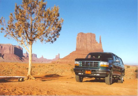 1996 Ford C-150 (Centurion Conversions) - Monument Valley winter of 2000.