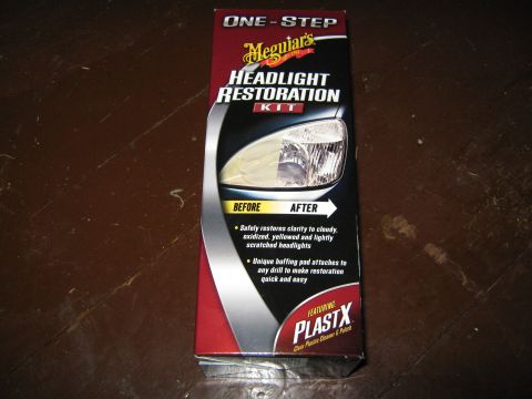 2000 Mercury Grand Marquis - Box for Meguiar's Headlight Restoration Kit, PlastX.