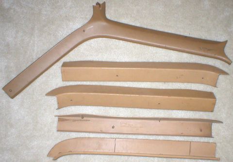 1983 Ford Bronco - A-pillar trim for 87-91; Below: Bronco camper overhead trim for 80-86, fits 80-96.
