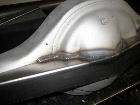 1996 Ford Bronco - This photo shows a rear axle housing with fresh welds, indicating custom fabrication or repair work.
