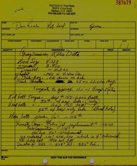 1969 Ford Torino - 428 CJ Specs Page2