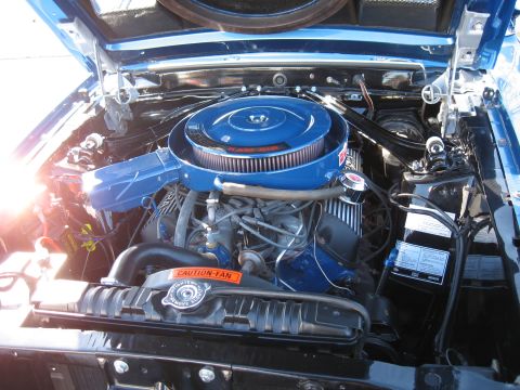 1968 Shelby GT500 - Engine bay of a 1968 Shelby GT500, the Ram Air induction system.