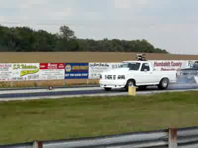 1994 Ford F-150 - Gave my 315/60R15 Hoosier DOT Drag Radials a try. It didn't go so well......