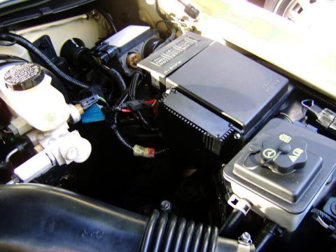 1996 Mercury Grand Marquis - Don't really have a good picture yet, but here it is installed. I mounted it to the side of the vacuum reservoir using self-tapping screws…