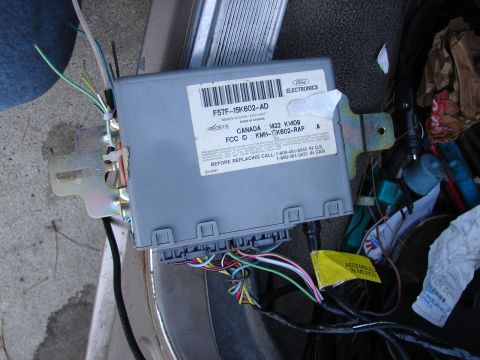 1973 Ford Ranchero - A Ford Electronics control module with its associated wiring harness is visible.