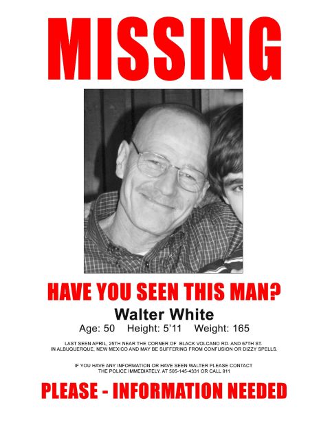1994 Ford Probe - A missing person poster displays a man's face and details about his disappearance, requesting information.
