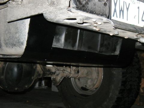 1995 Ford Bronco - Mounted up over the stock skid, which is still on. The rear lip is a bit unever, so the last pic shows a recent take off where I worked on…