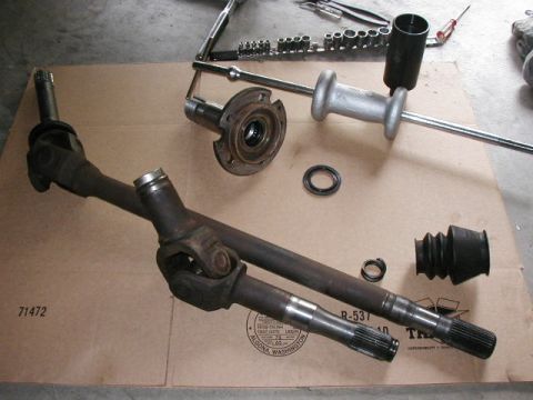 1995 Ford Bronco - Thd passenger side TTB axle stuff, inner slipshaft, and outer shafts, spindle, boot, and some tools, the hub spindle nut tool and a spindle…