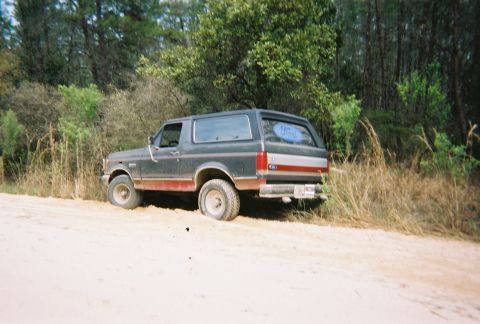 1991 Ford Bronco - When I swerved to miss a pickup.