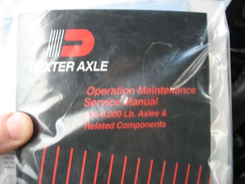 1900 Ford C-350 (Centurion Conversions) - Dexter Axle operation maintenance and service manual for 300-6,000 Lb. axles and related components.