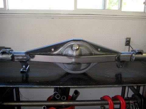 1996 Ford Bronco - Custom fabricated rear differential housing, likely for a project vehicle.