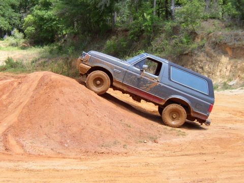 1991 Ford Bronco - In the claypit at Croom
