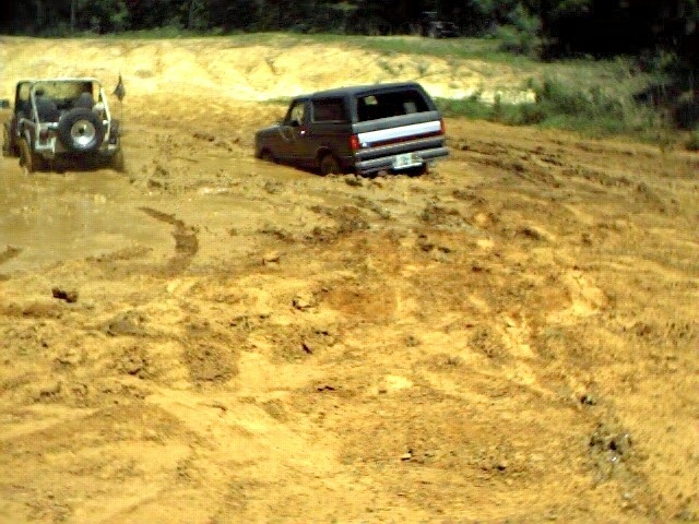 Me stuck in the middle hole.