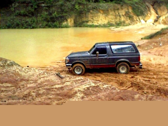 Going through the unknown claypit.
