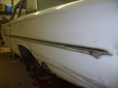 1963 Ford Galaxie - next is the side trim.