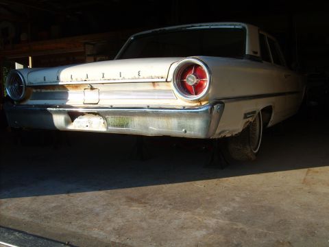 1963 Ford Galaxie - moved the car into my barn for a long winters work!