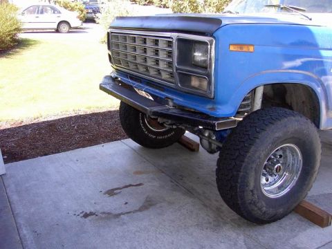 1980 Ford Bronco - Test fit to see what I need to trim