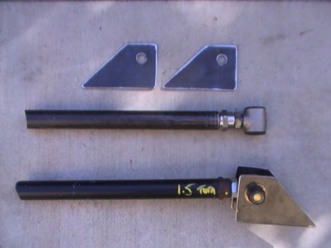 1997 Ford Ranger - Adjustable control arms with mounting tabs, possibly for a custom suspension setup.