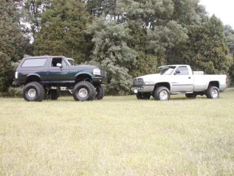 1994 Ford Bronco - Me and Matt from my 4x4 club
