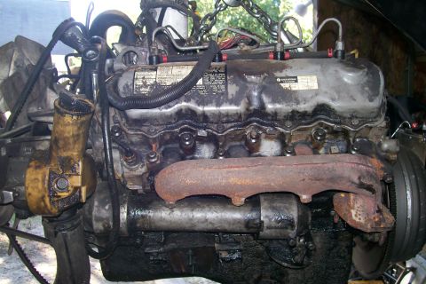 1992 Ford C-350 (Centurion Conversions) - Pics of the old engine.