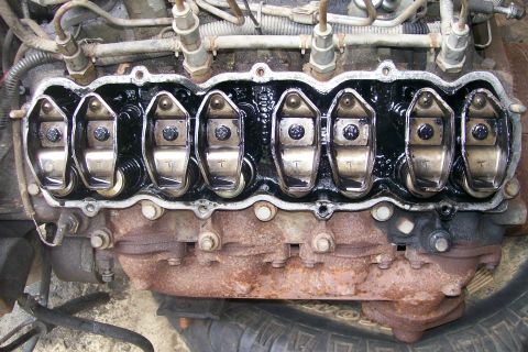 1992 Ford C-350 (Centurion Conversions) - So far everything looks good. Tightened the head bolts for the turbo and replacing the valve cover gaskets.