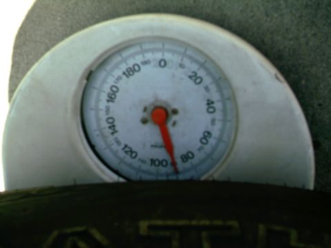 1989 Ford Bronco - Did you know a 35" Tire weighs about 88lbs?