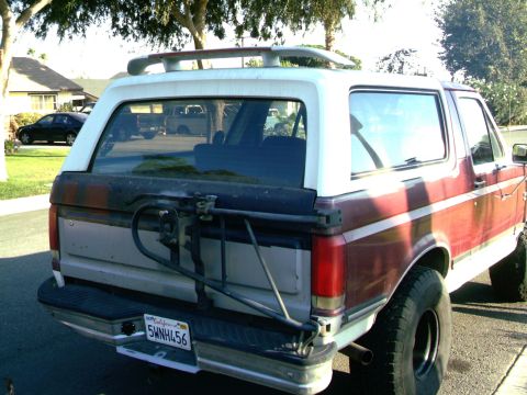 1989 Ford Bronco - Bronco w/ T-bird spoiler