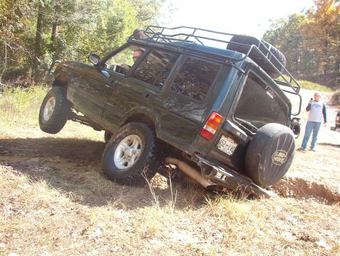 1983 Ford Bronco - Trying to exit, Greg nearly laid it over.