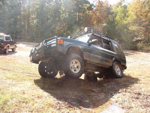 1983 Ford Bronco - Trying to exit, Greg nearly laid it over.
