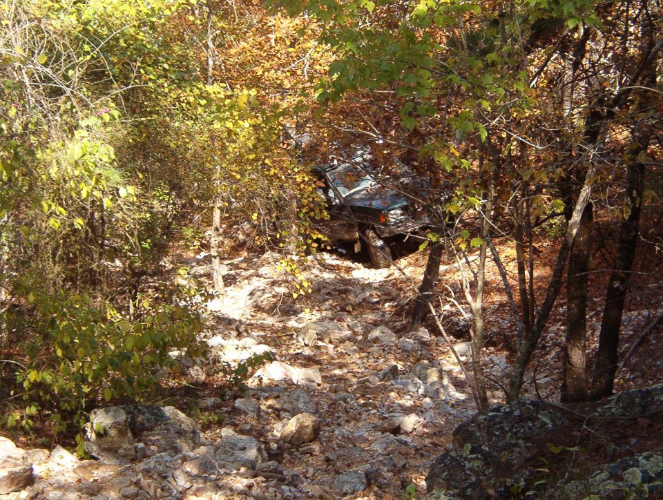Both Andy & Greg found the Ravine challenging. Many rocks were stacked, and some winching was involved.