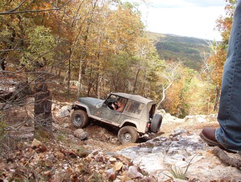 1983 Ford Bronco - While Greg & co. went for lunch, Andy kept running the trails, and we found a way to get onto Ingrid's Revenge (supposedly the hardest trai…