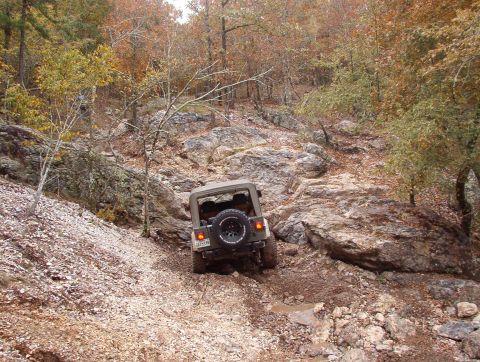 1983 Ford Bronco - While Greg & co. went for lunch, Andy kept running the trails, and we found a way to get onto Ingrid's Revenge (supposedly the hardest trai…