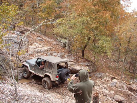 1983 Ford Bronco - While Greg & co. went for lunch, Andy kept running the trails, and we found a way to get onto Ingrid's Revenge (supposedly the hardest trai…
