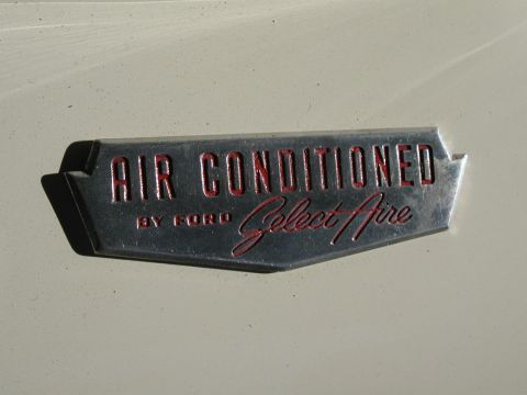 1967 Ford Ranchero - This badge indicates the vehicle is equipped with Ford's Select Aire air conditioning system.