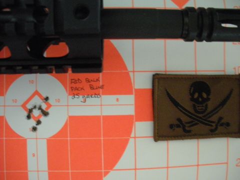 1996 Ford Bronco - Target practice results with handwritten notes indicating distance and ammo type.