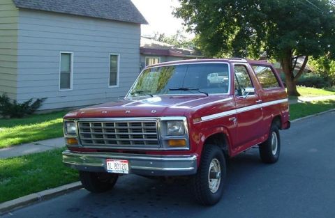 1981 Ford Bronco - First time I washed and waxed the beast.