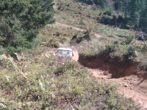 1990 Ford Bronco II - Tillamook State Forest Oregon, "Powerlines" spur trail