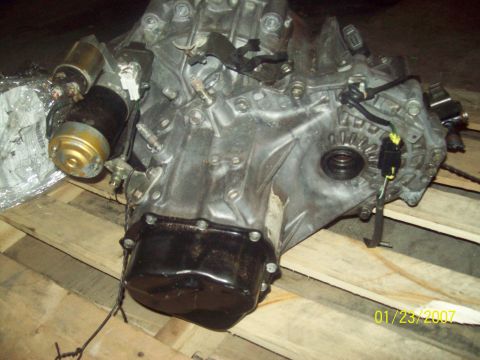 1995 Ford Probe - side view of new jdm ld tranny