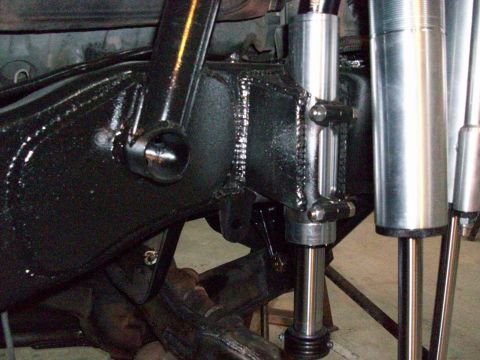 1996 Ford Bronco - Aftermarket suspension parts, likely for an off-road vehicle, are shown in detail.