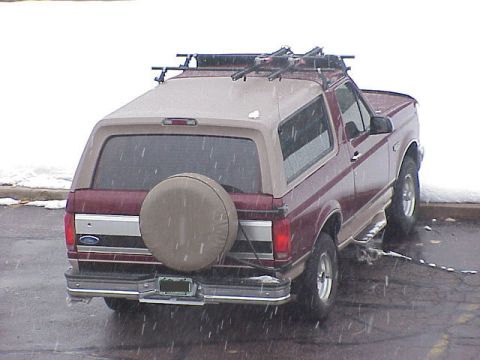 1996 Ford Bronco - Top view