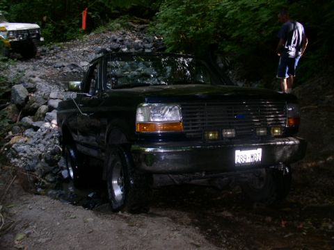 1979 Ford Bronco - Jim and his snorkel Bronco