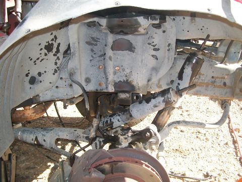 1995 Ford Bronco - The donor Bronco. Removal begins.