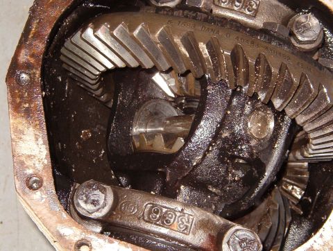 1983 Ford Bronco - If you don't know your gear ratio, try to get a look at the edge of the ring gear. Some have the ratio, but this one has the tooth counts a…
