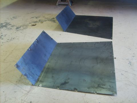 1963 Ford Galaxie - made left and right the same, but drivers side will get some modifications. 16g HRP material
