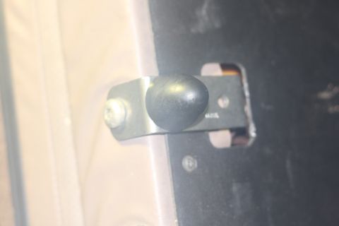 1996 Ford Bronco - bumpstop installed, ready to be cut down to the proper size