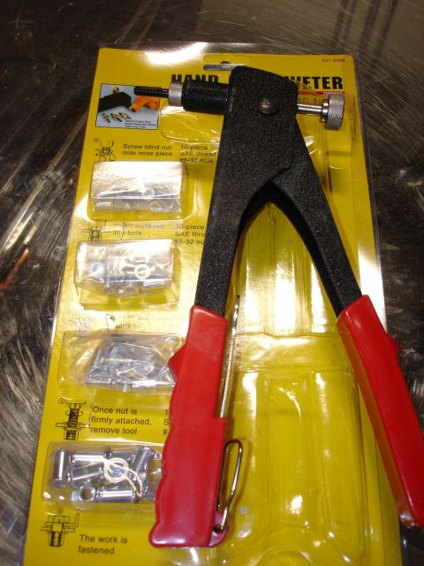 1979 Ford F-250 - This kit contains a hand rivet gun and various blind nuts and hardware for fastening applications.
