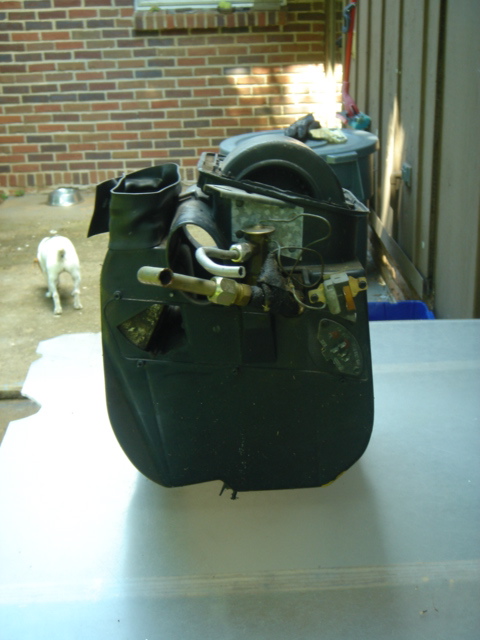 1983 Volkswagen Rabbit - right side as removed. Note the A/C expansion valve and cylic switch.