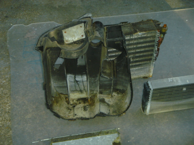 crud in the right side heater case